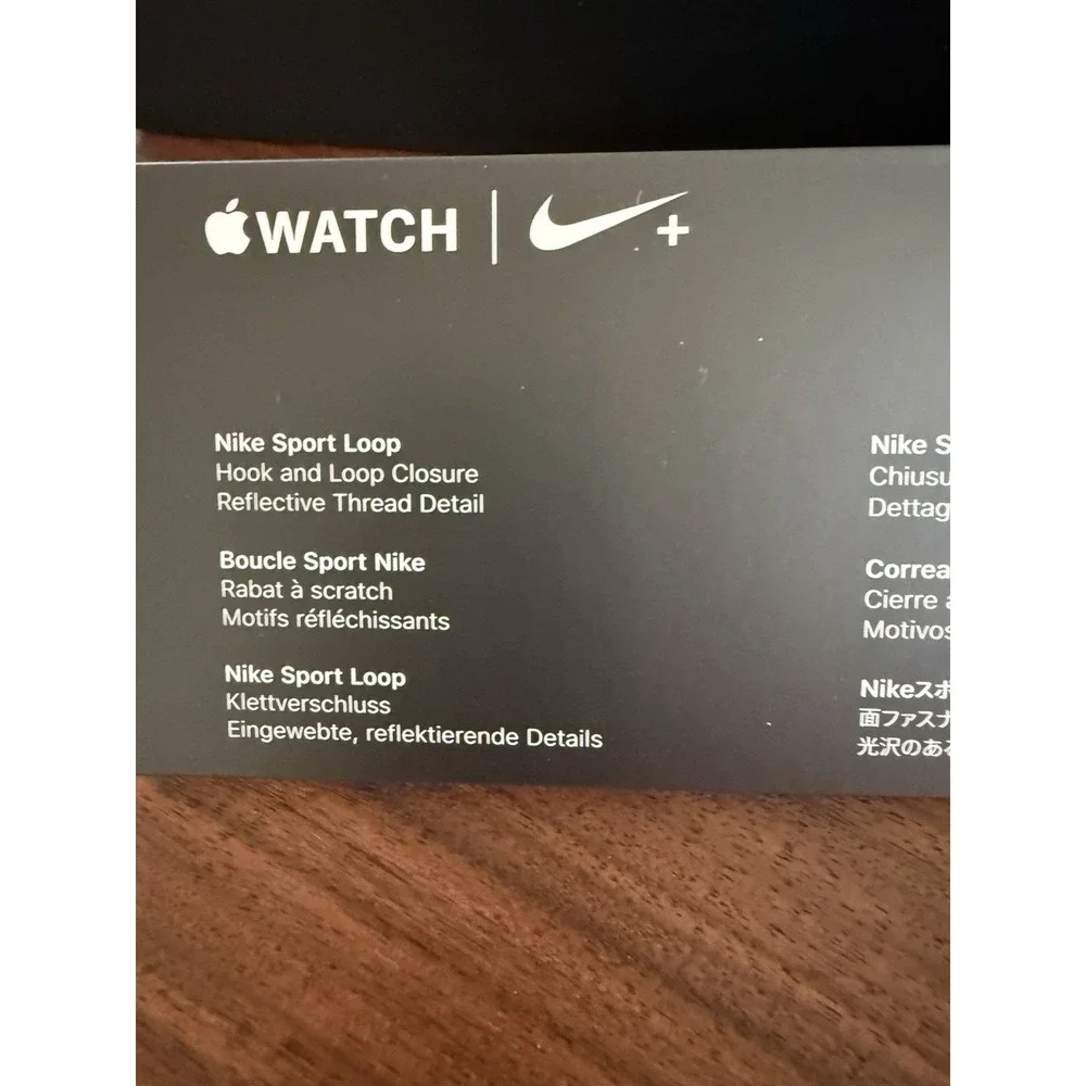 Apple Watch Series 4 Black Presentation Box Nike Sport 44mm 1-3 BOX ONLY